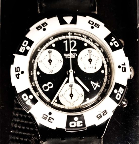 Swatch Aqua-Chrono BLACK JACK SEB100 - 1994