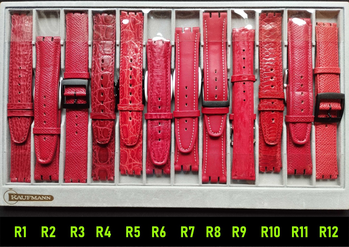Swatch Ersatz-Lederuhrbänder