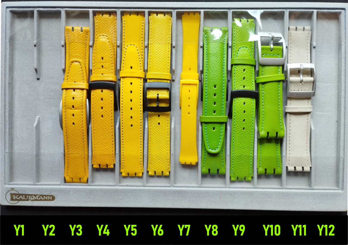Swatch Ersatz-Lederuhrbänder