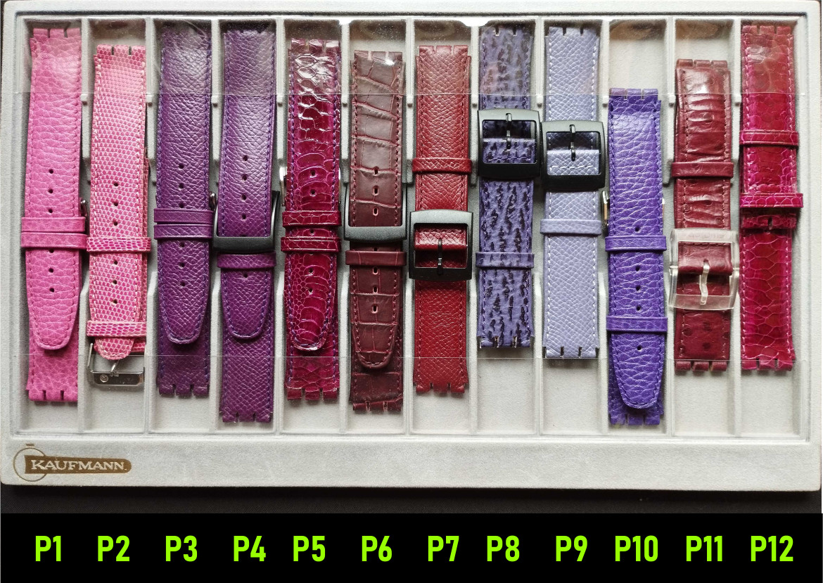 Swatch Ersatz-Lederuhrbänder