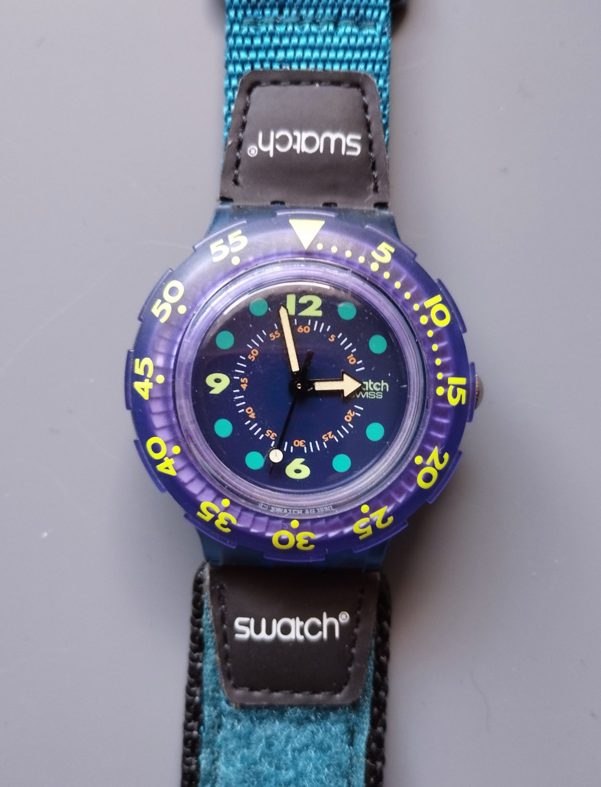 Swatch Scuba BLUE MOON SDN100 - 1990