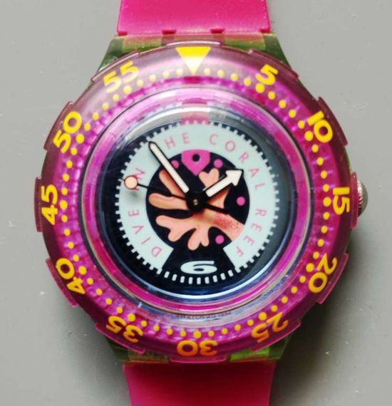 Swatch Scuba CHERRY DROPS SDG102 - 1992