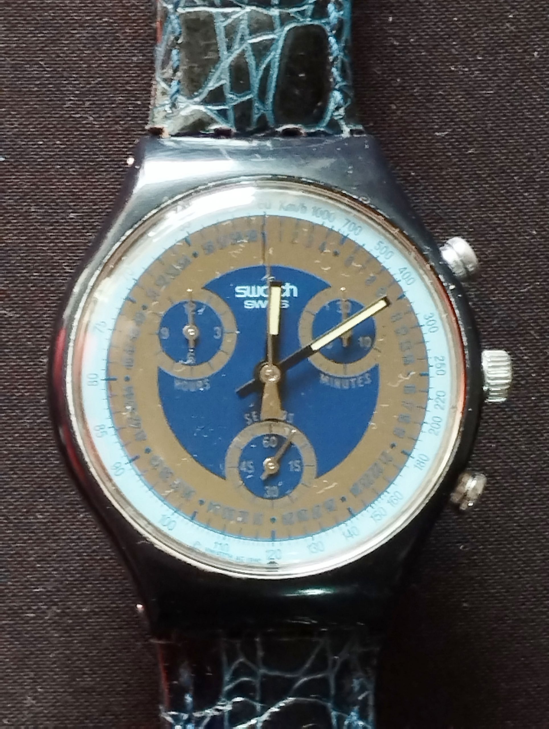 Swatch Chrono SILVER STAR SCN102 - 1991